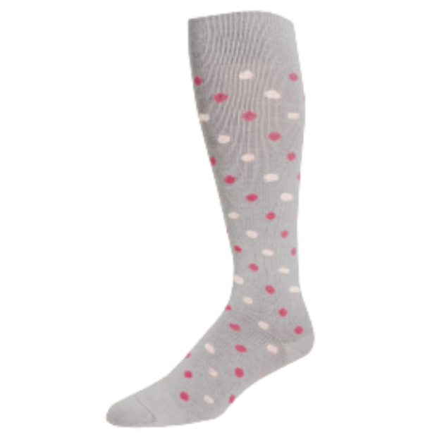 FASHION COMPRESSION SOCKS 15-20MMHG WOMEN POLKADOTS