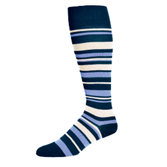 Men's Compression Socks, 1 unit, Striped-Large – Paramedic Canada : Support  sock for men